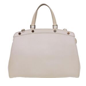 Louis Vuitton Brea Handbag Epi Leather White Leather Handbag (Pre-Owned)